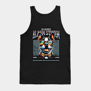 Bark Alert Boston Terrier Dog Tank Top